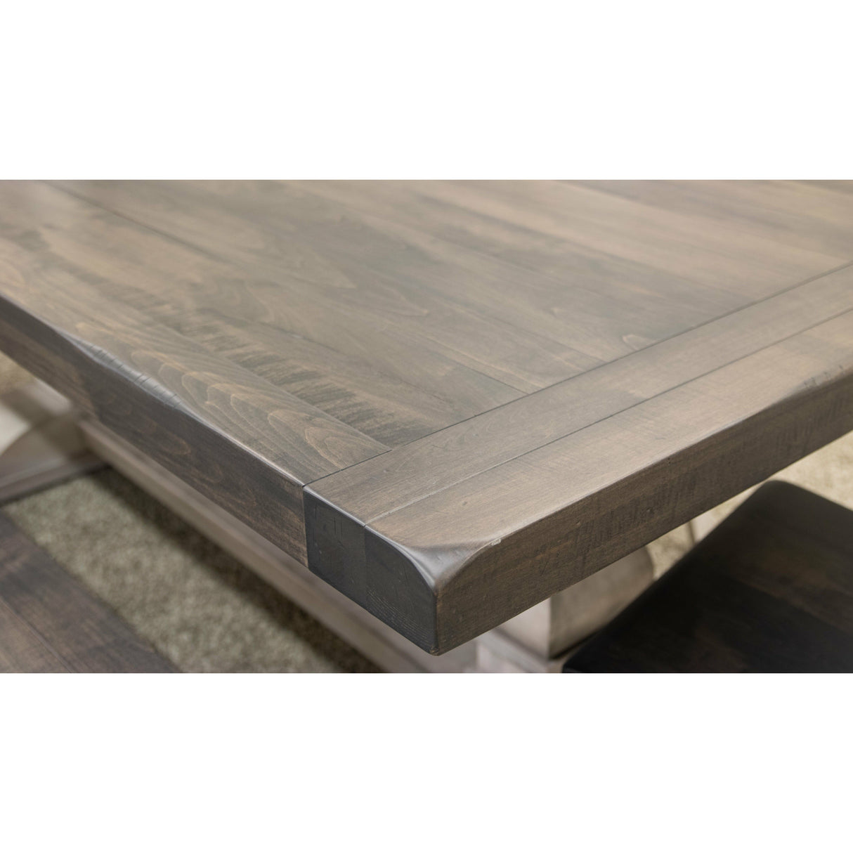 Hillside White & Wood Extending Dining Table | M-AV&GS