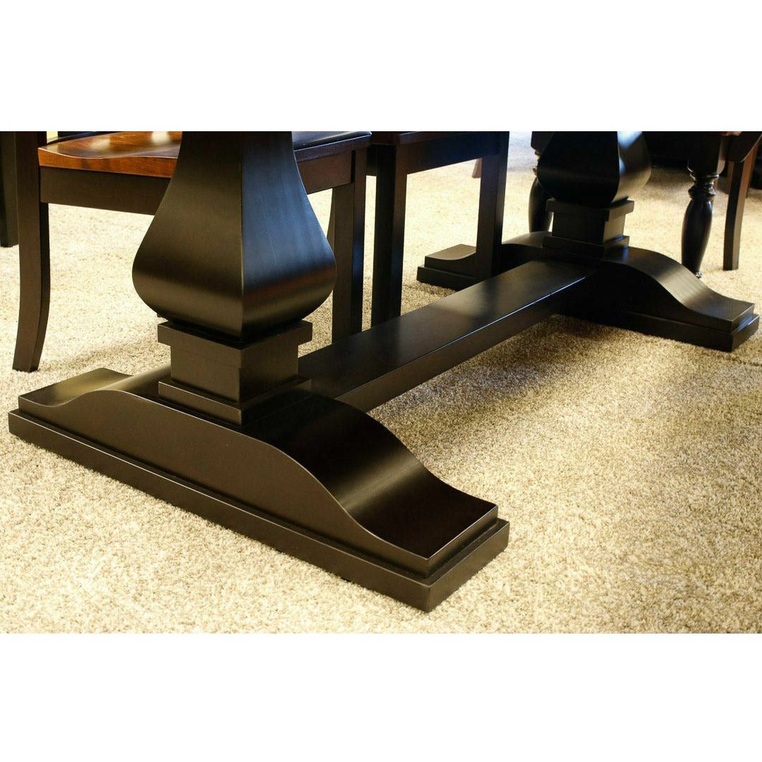 Hillside Black & Wood Extending Dining Table | M-EB&C-MC