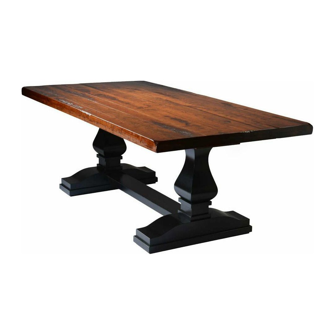 Hillside Black & Wood Extending Dining Table | M-EB&C-MC