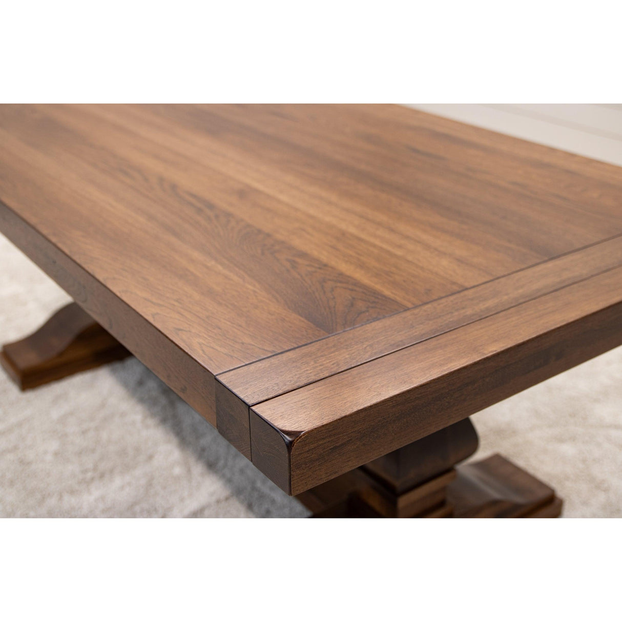 Hillside Hickory Wood Extending Dining Table | HC