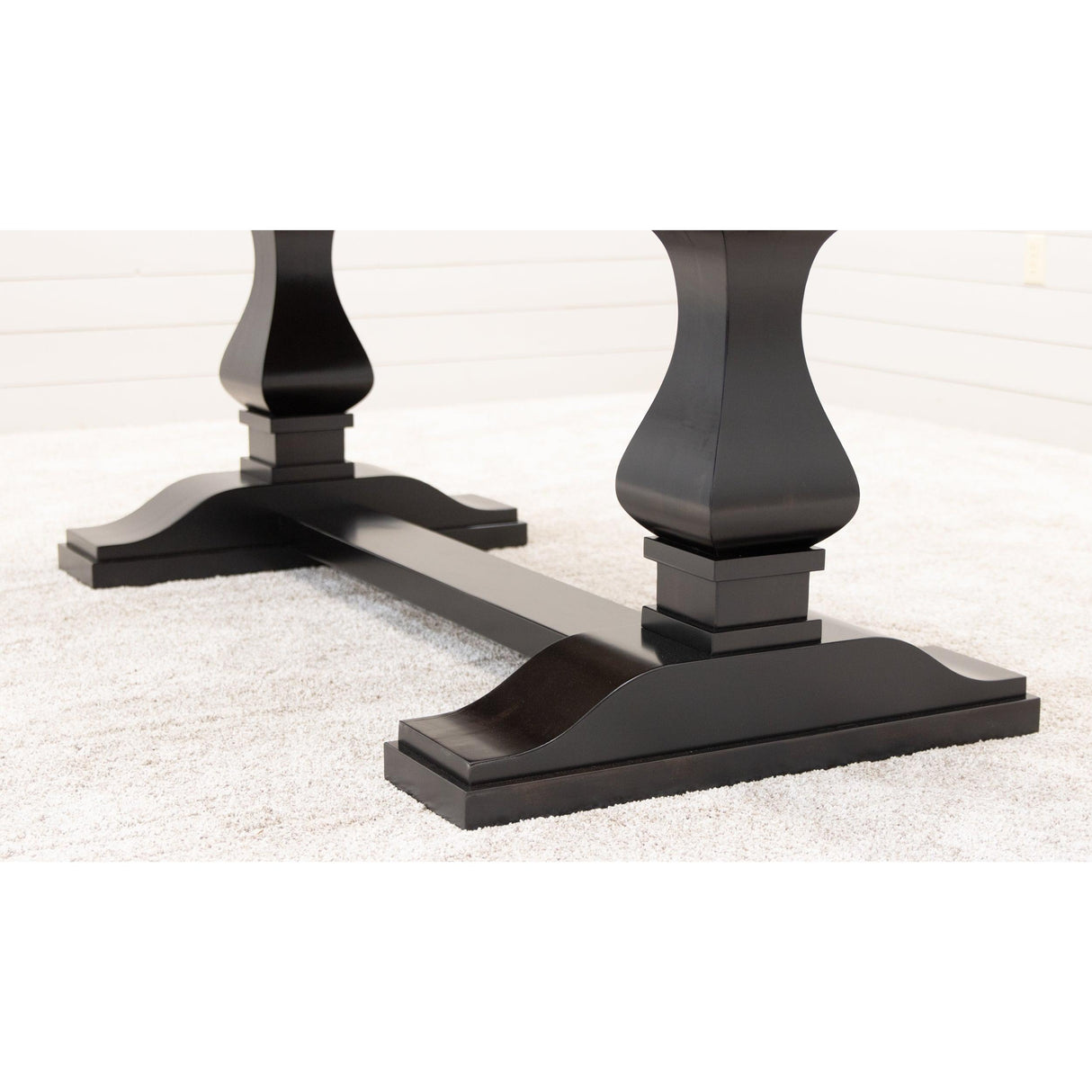 Hillside Black & Wood Extending Dining Table | M-EB&C-MC