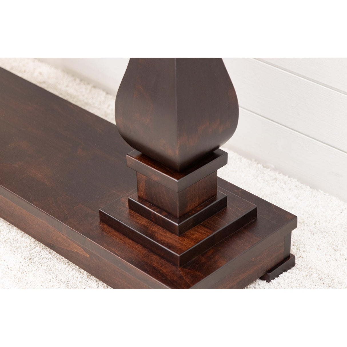Hillside Maple Wood Pedestal Console Table | RC