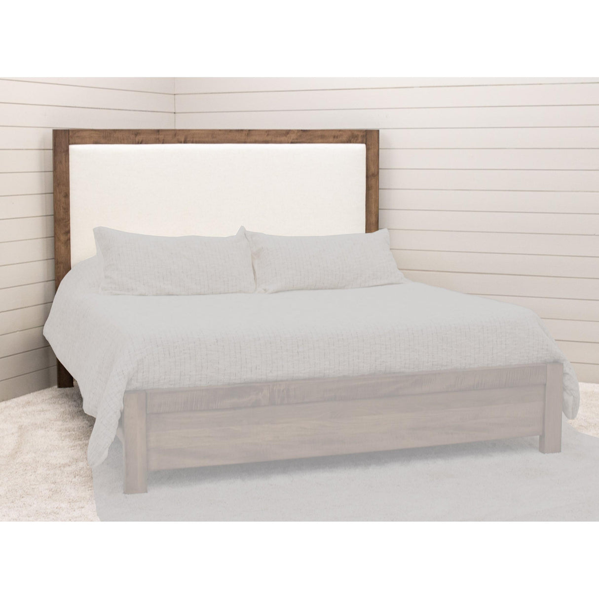 Hudson Solid Wood Upholstered Headboard Only