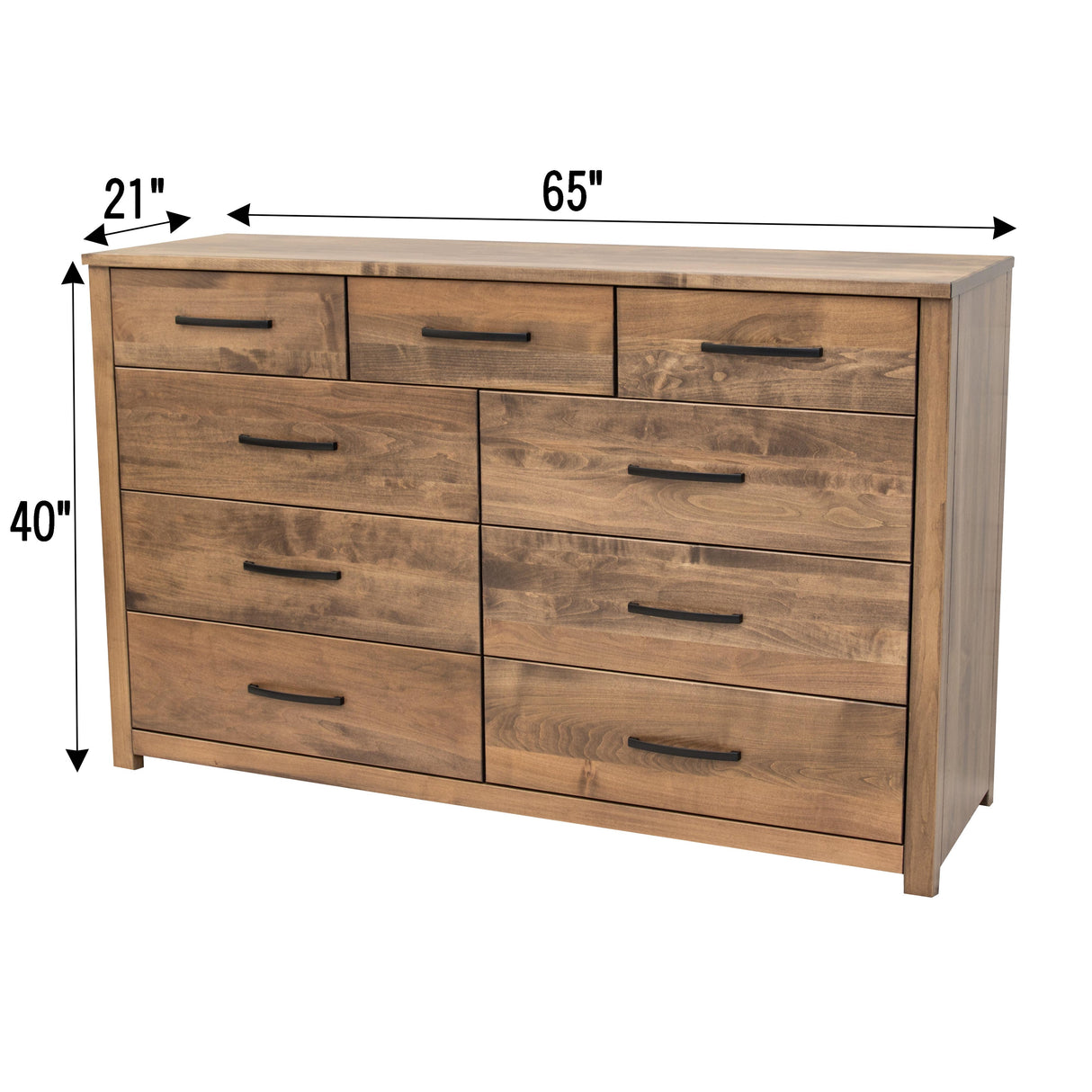 Hudson 9-Drawer Tall Dresser