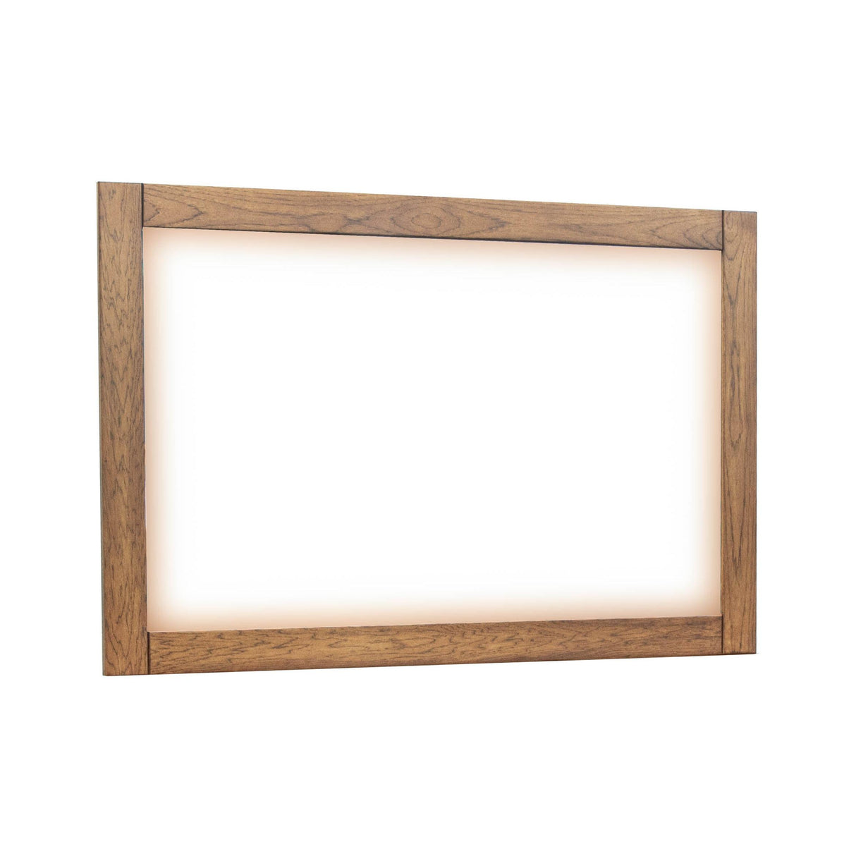 Hudson Hickory Wood Landscape Dresser Mirror | CO