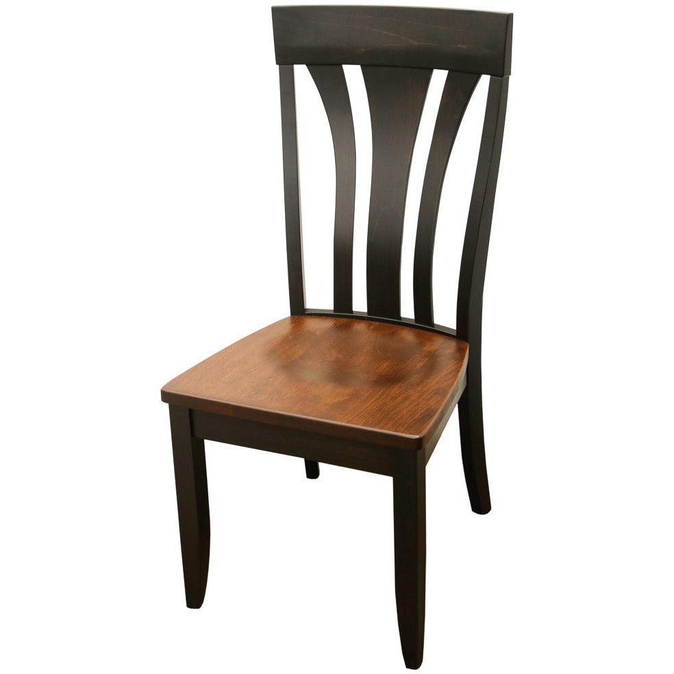 Hudson Black & Wood Side Dining Chair | M-EB&C-GB