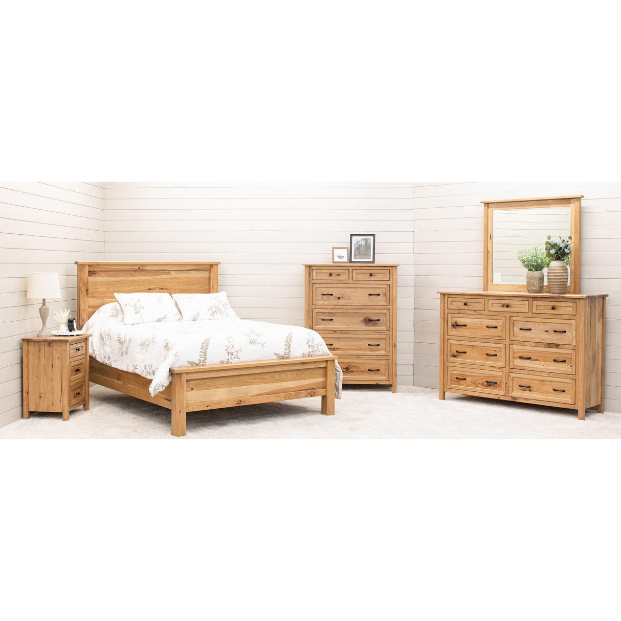 Jackson Wood Panel Bed