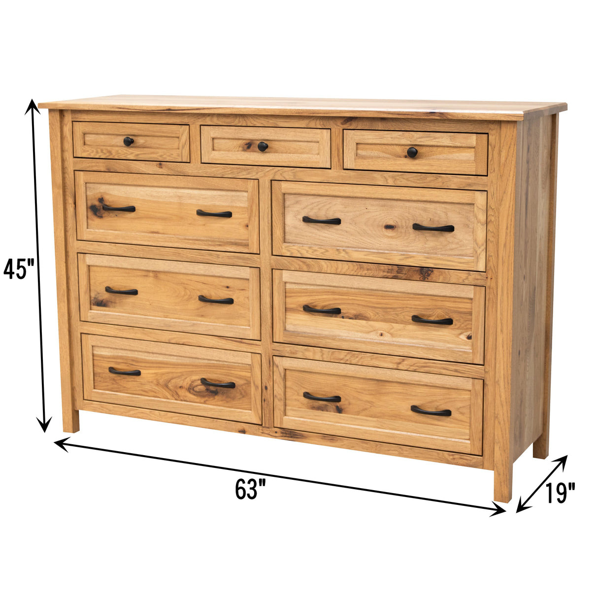 Jackson 9-Drawer Tall Dresser
