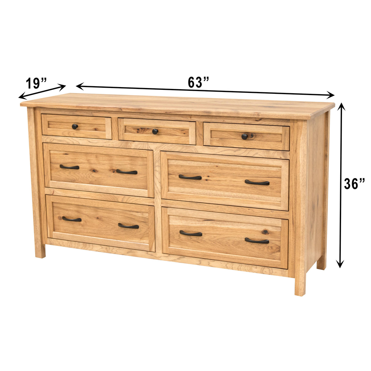 Jackson 7-Drawer Low Dresser