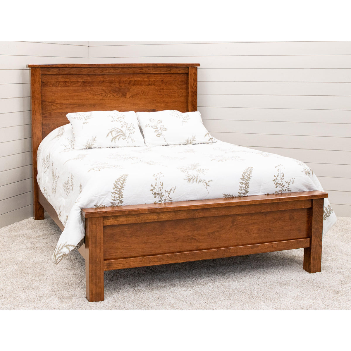 Jackson Full Cherry Wood Storage Platform Bed | MC