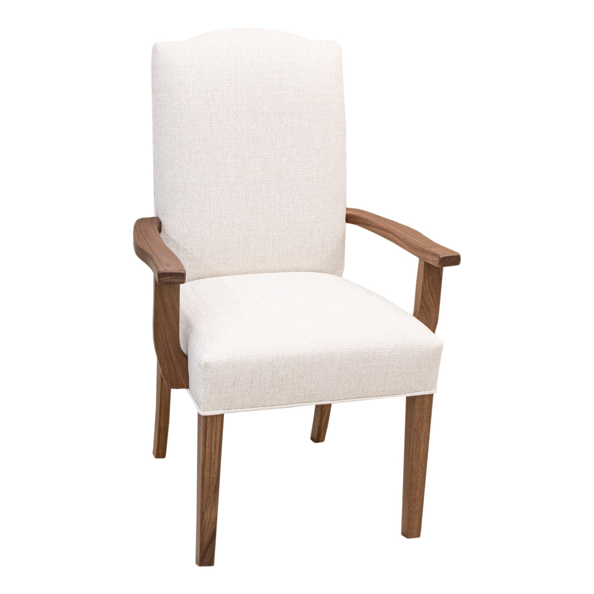 Jasper Upholstered Dining Chair with Wood Arms | R1-24
