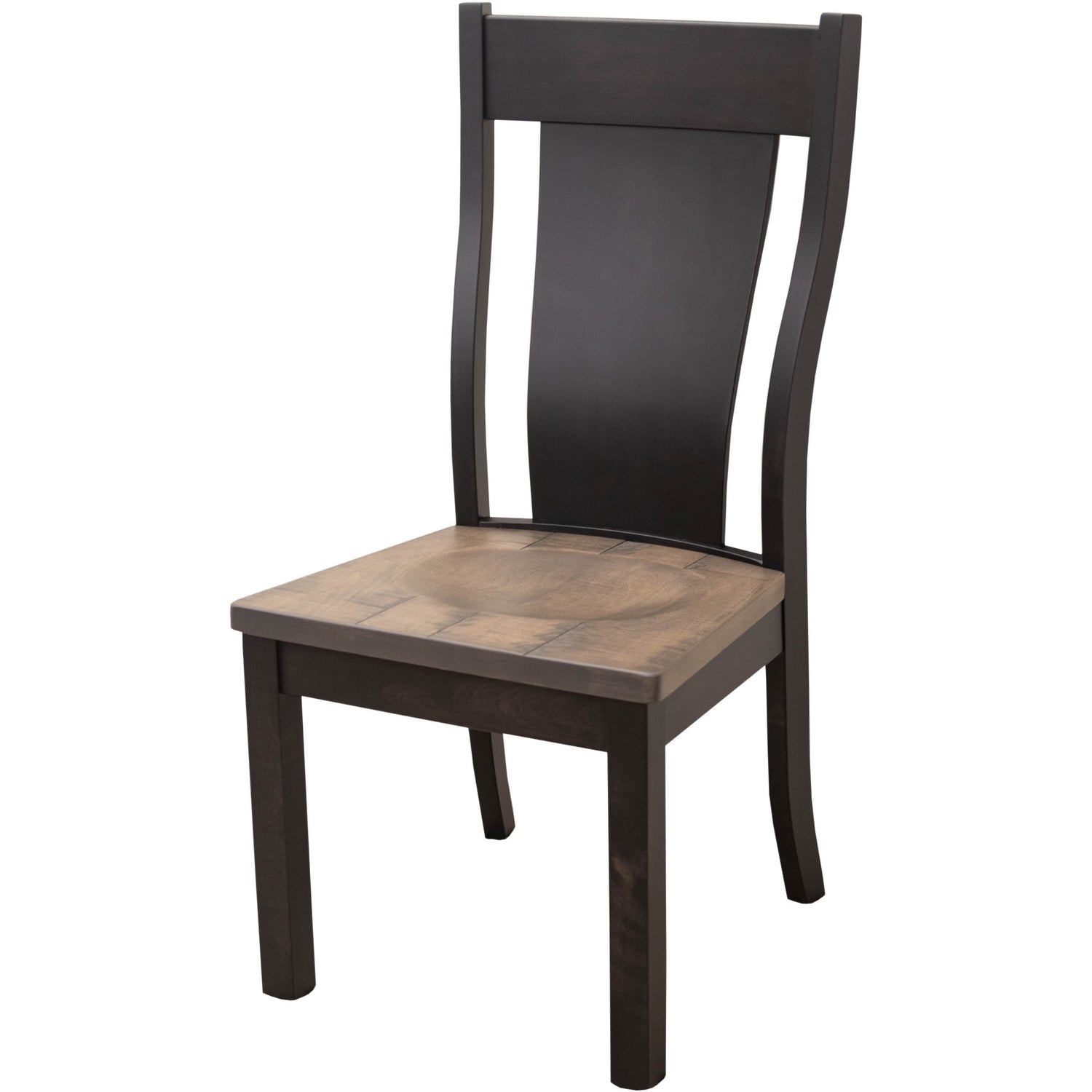 Jasper Black & Wood Side Dining Chair | M-DK&SP