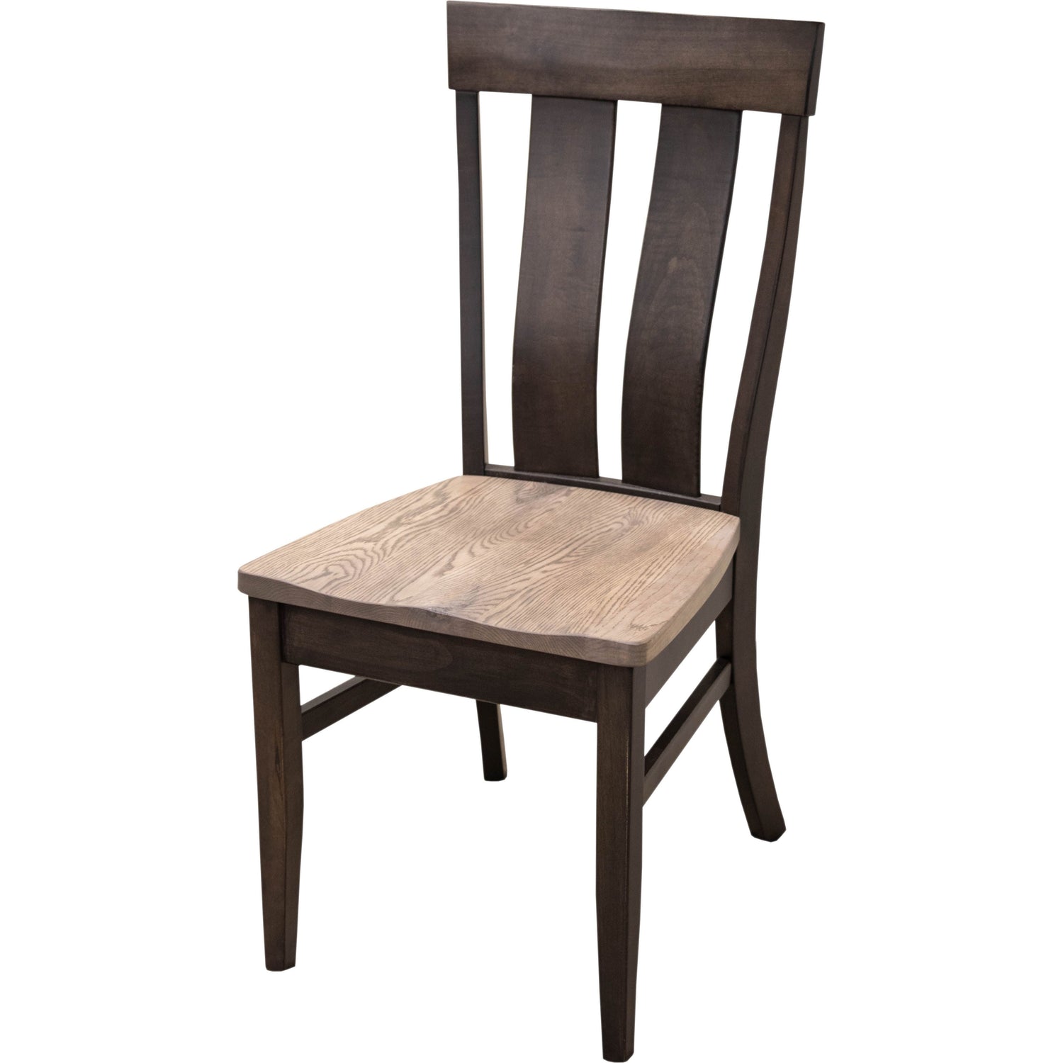 Kinglet Black & Wood Side Dining Chair | M-DK&RWO-GRB