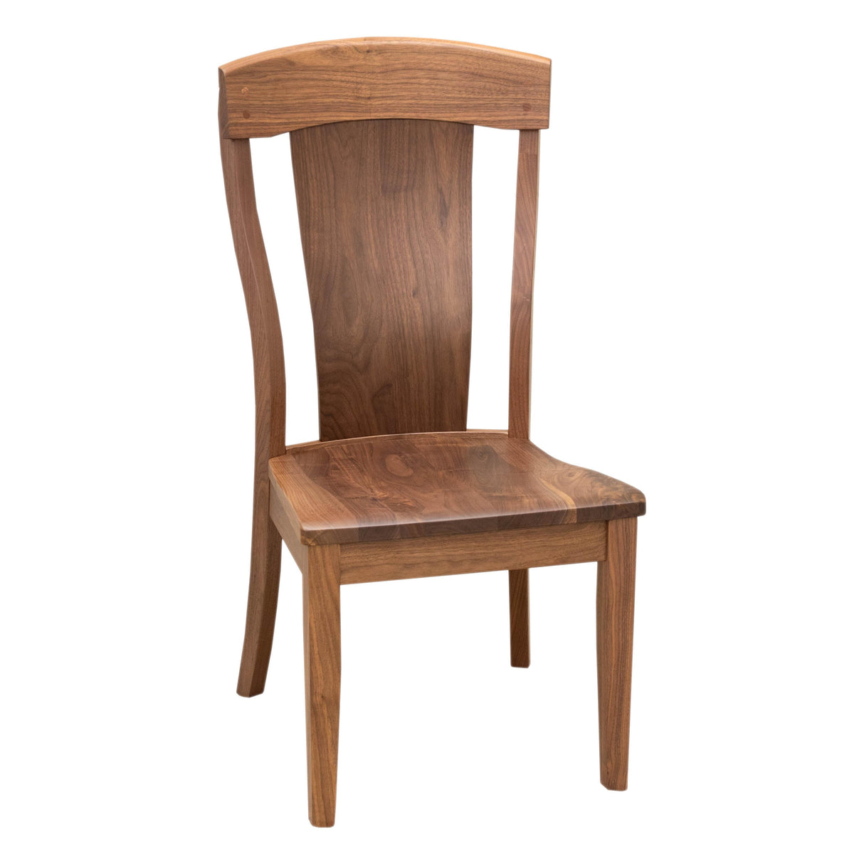 Kowan Walnut Wood Side Dining Chair | NAT