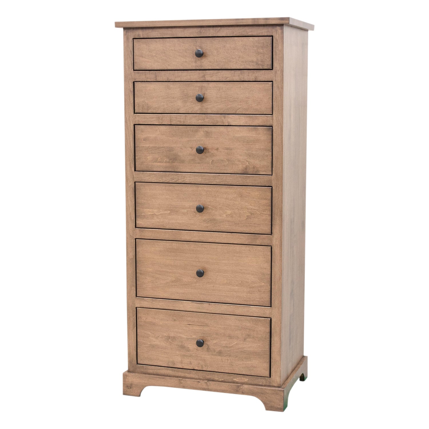 Lakeport 6-Drawer Maple Wood Lingerie Dresser | WB