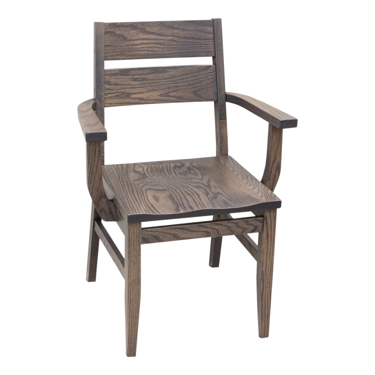 Laker Oak Wood Arm Dining Chair | SB