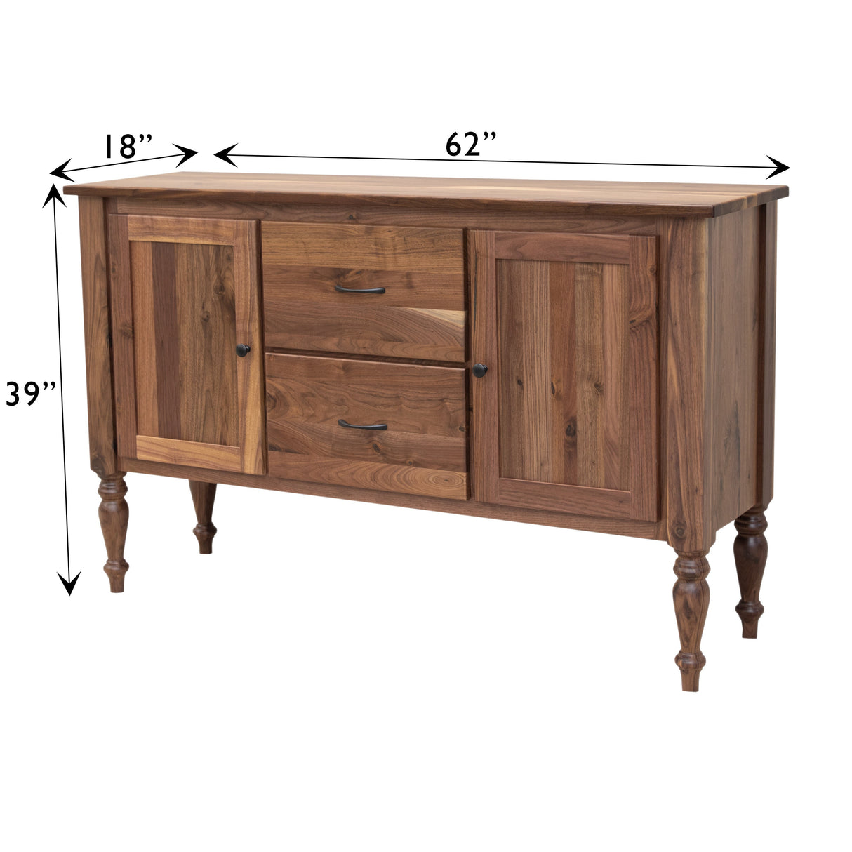 Laker Walnut Wood Buffet | NAT