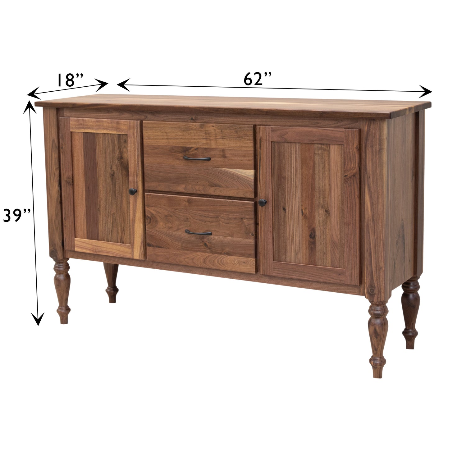 Laker Walnut Wood Buffet | NAT