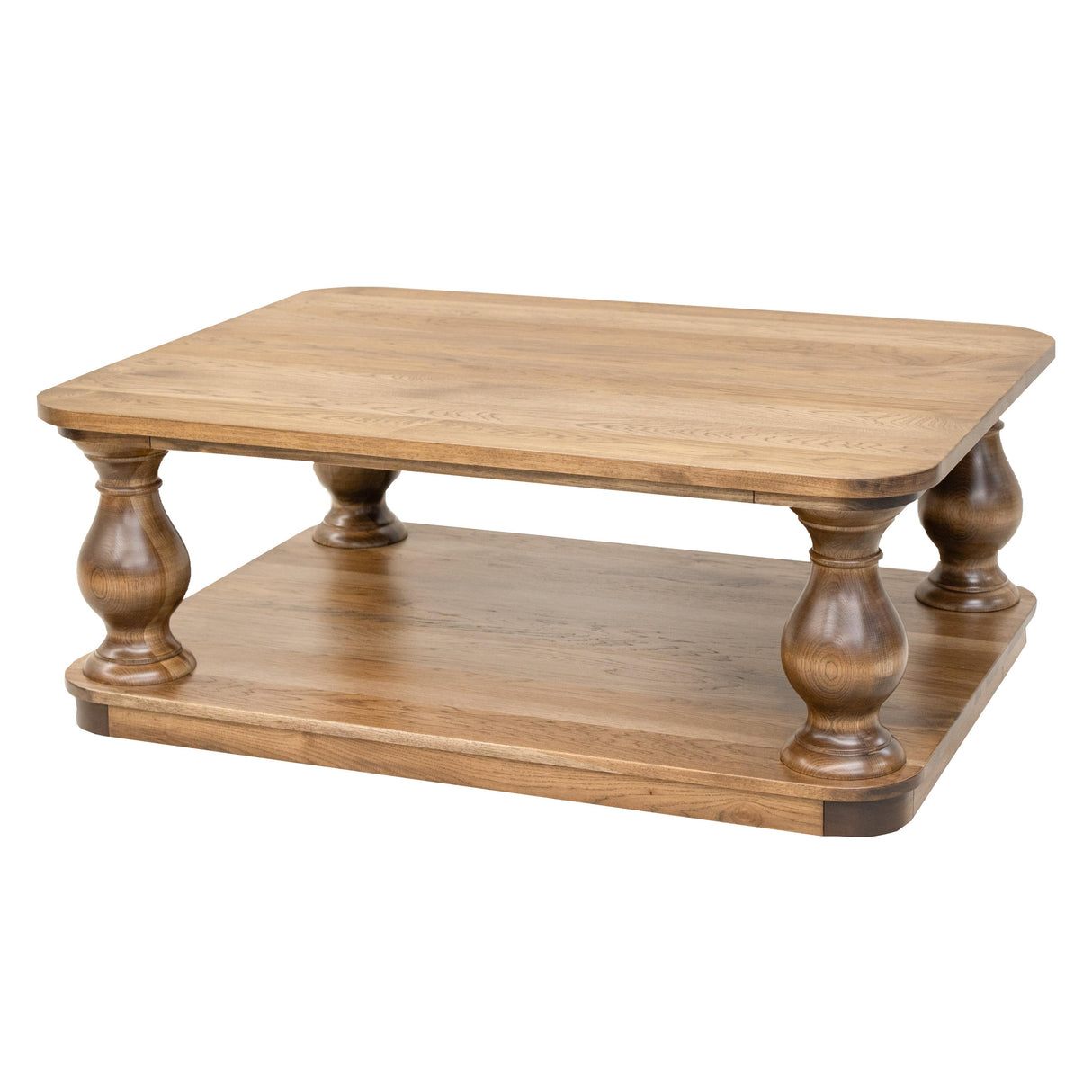 Lexington Baluster Hickory Wood Coffee Table | CO