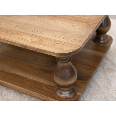 Lexington Baluster Hickory Wood Coffee Table | CO