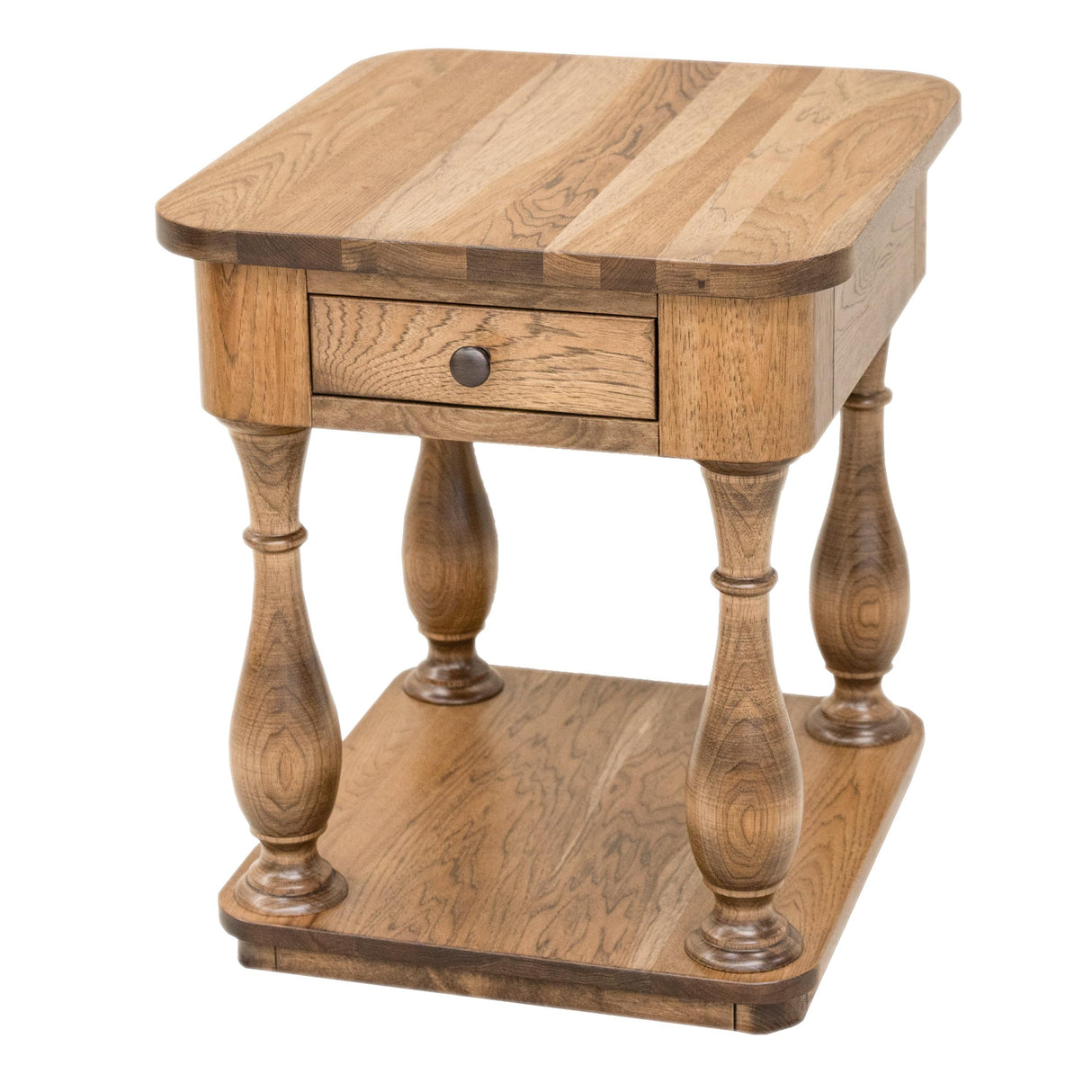 Lexington Baluster Hickory Wood End Table | CO