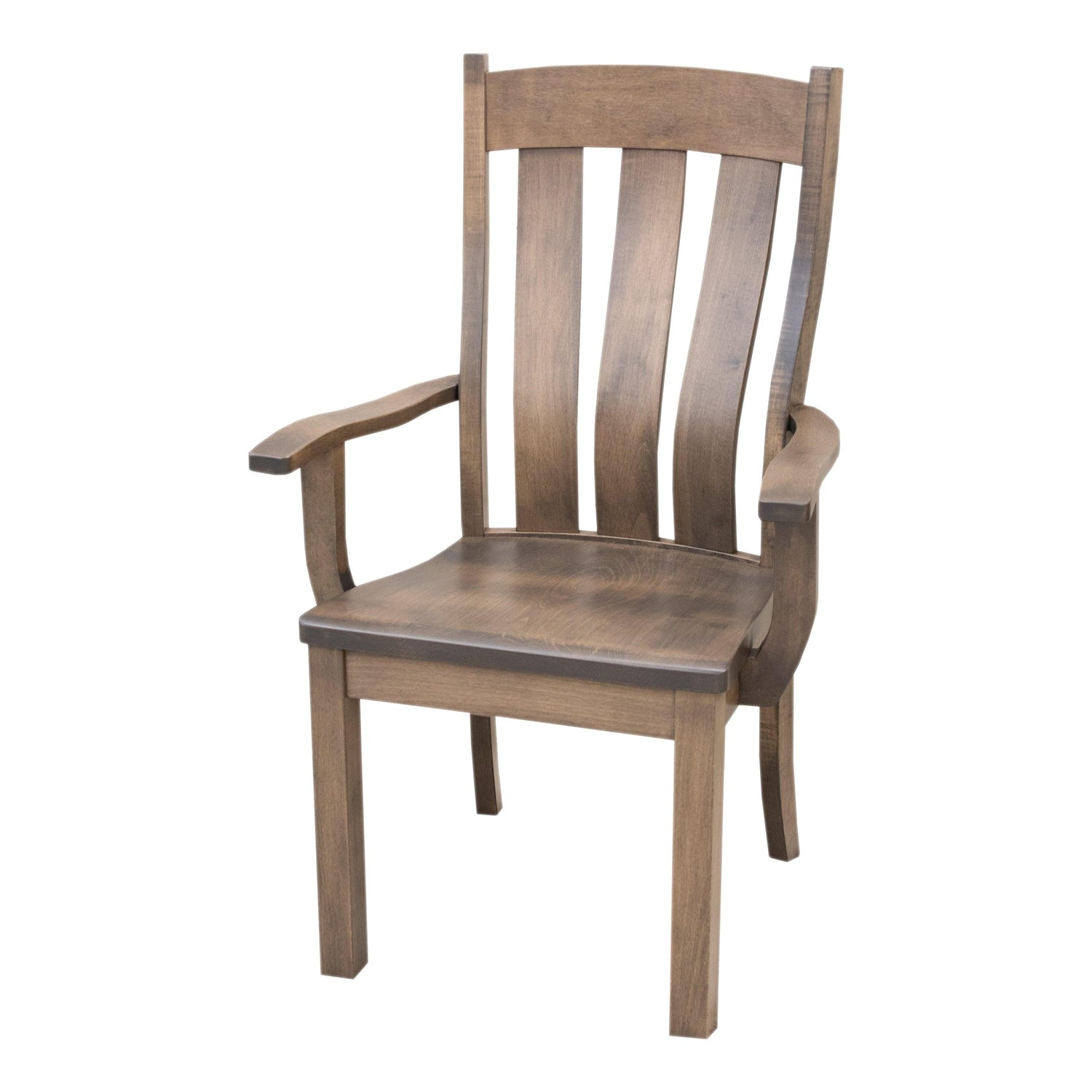 Logan Maple Wood Arm Dining Chair | SP