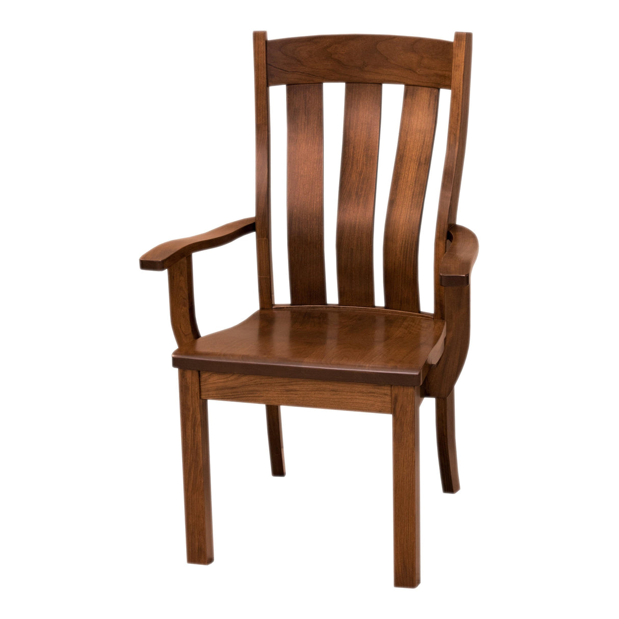 Logan Cherry Wood Arm Dining Chair | ASB