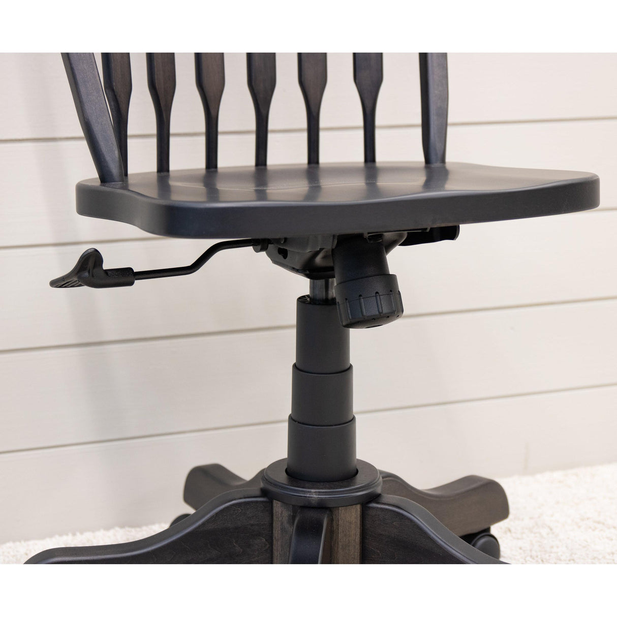 Low Bent Paddle Maple Wood Office Chair | EB