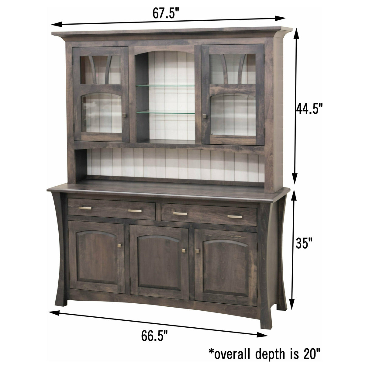 Manhattan Maple Wood Hutch | GS&AV