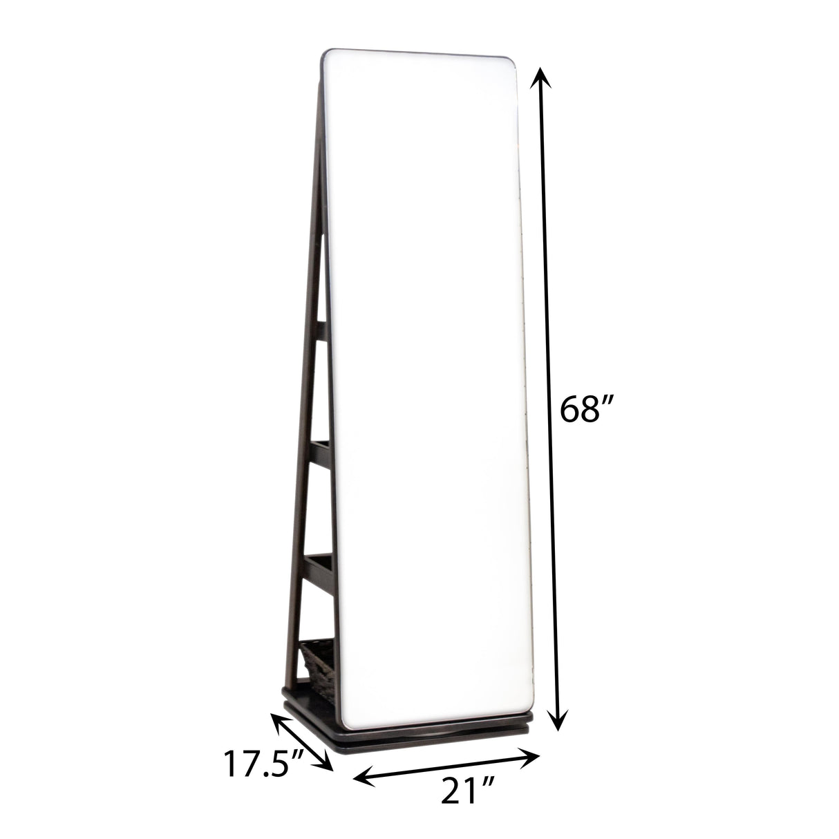 Milano Revolving Storage Leaner Mirror