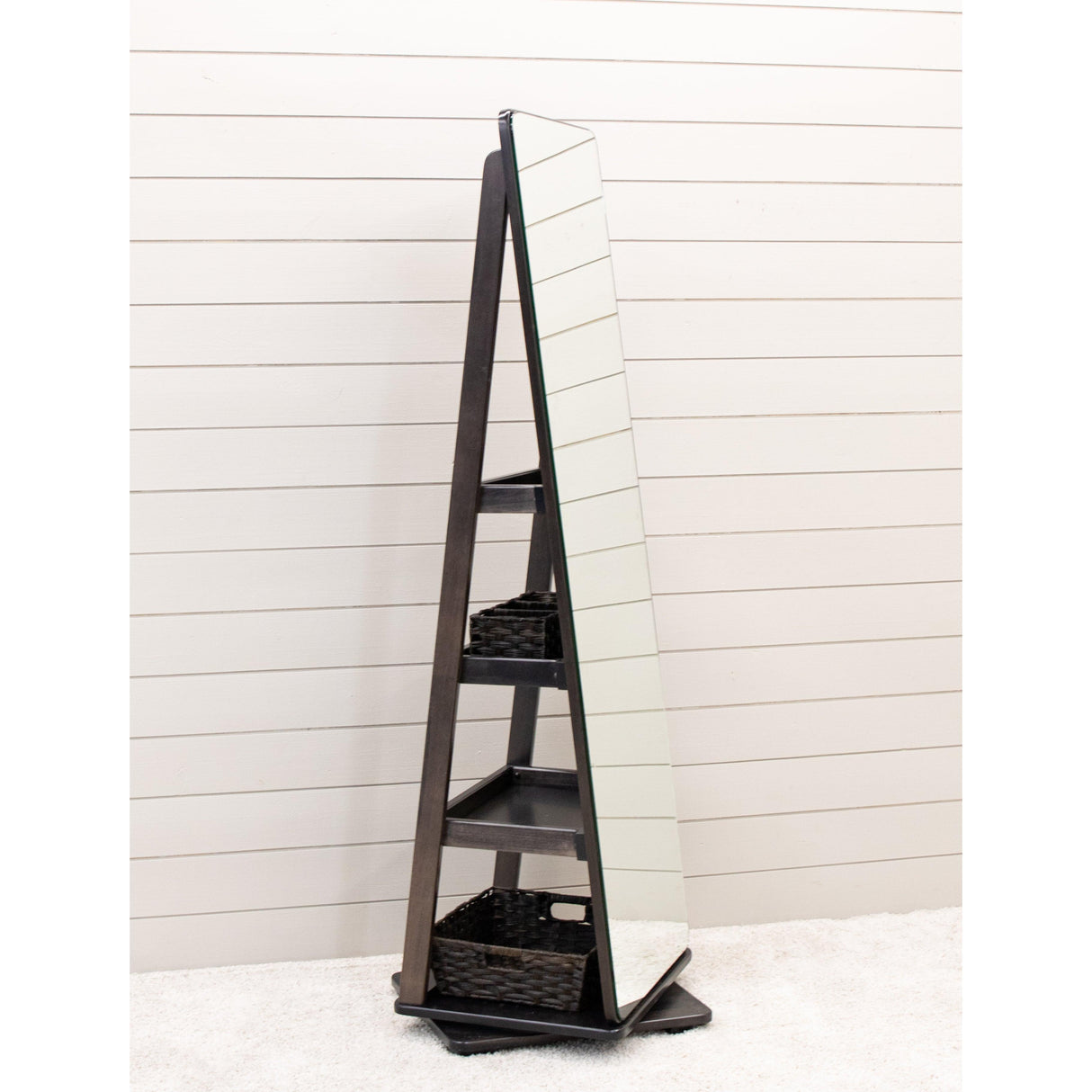 Milano Revolving Storage Leaner Mirror