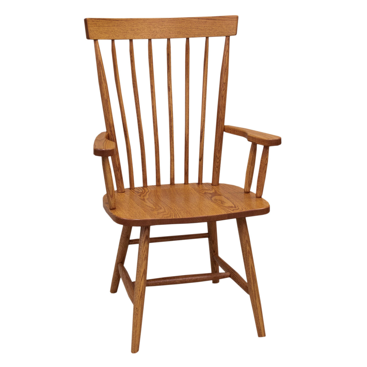 Millcreek Windsor Oak Wood Arm Dining Chair | MC