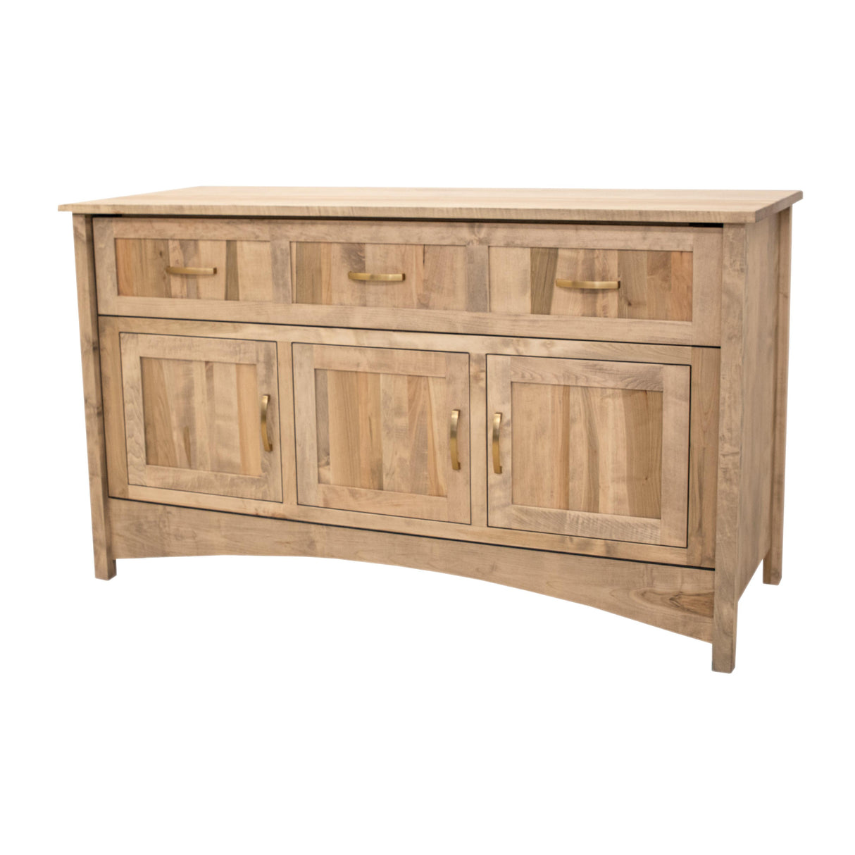 Mission Style Maple Wood Murphy Bed Cabinet | DS