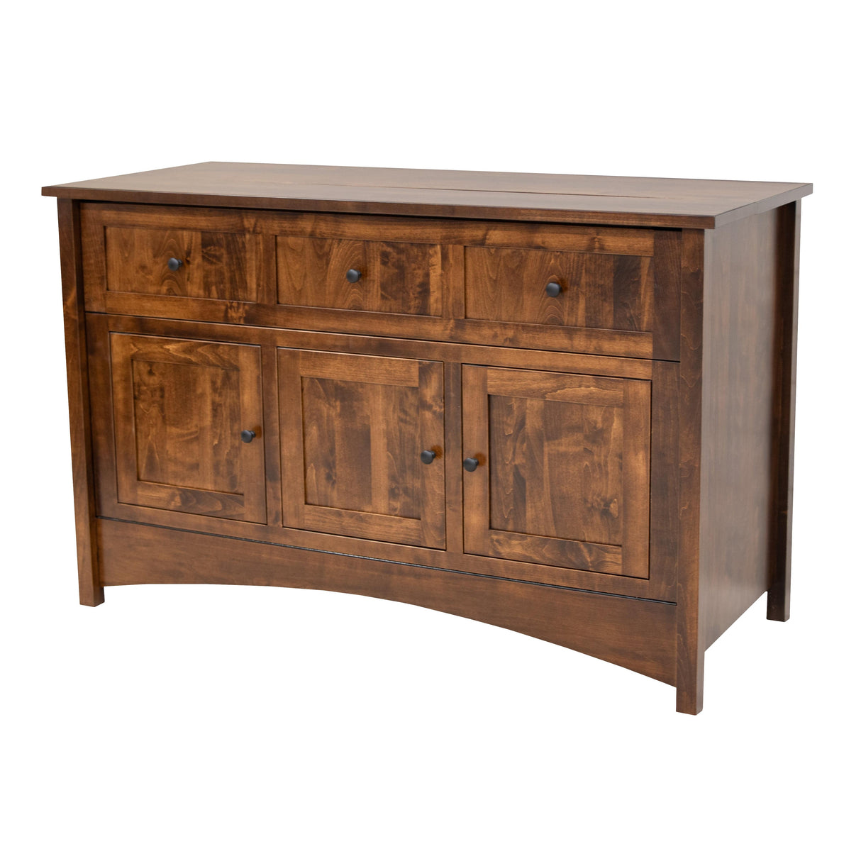 Mission Style Maple Wood Murphy Bed Cabinet | ASB