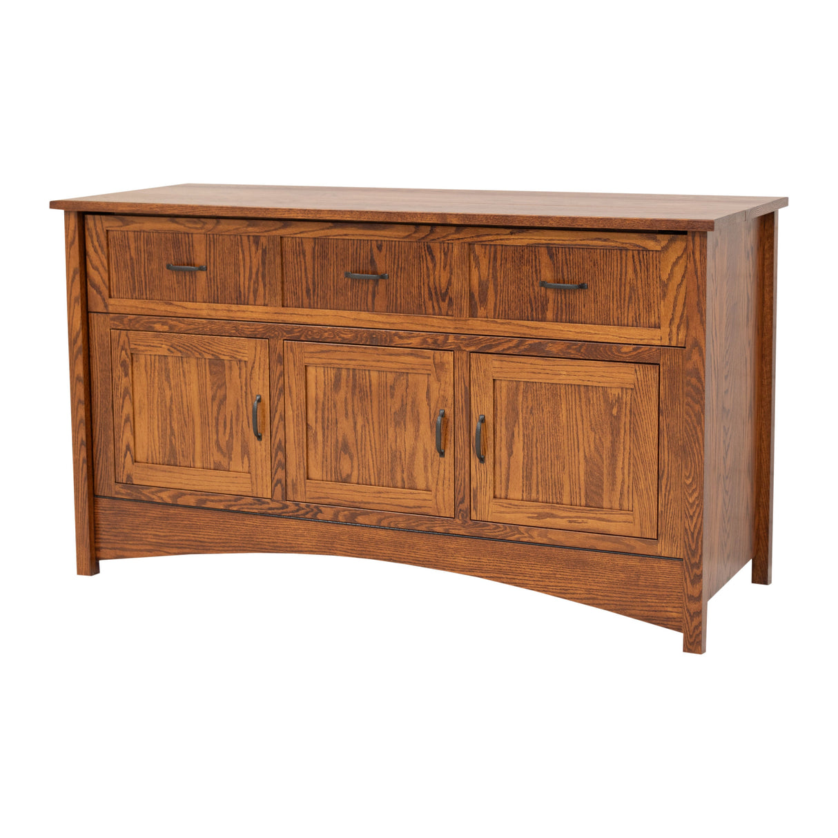 Mission Style Oak Wood Murphy Bed Cabinet | MC
