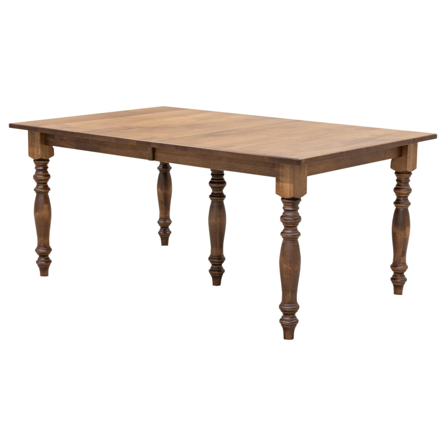 Modern Farm Leg Maple Wood Extending Dining Table | HC