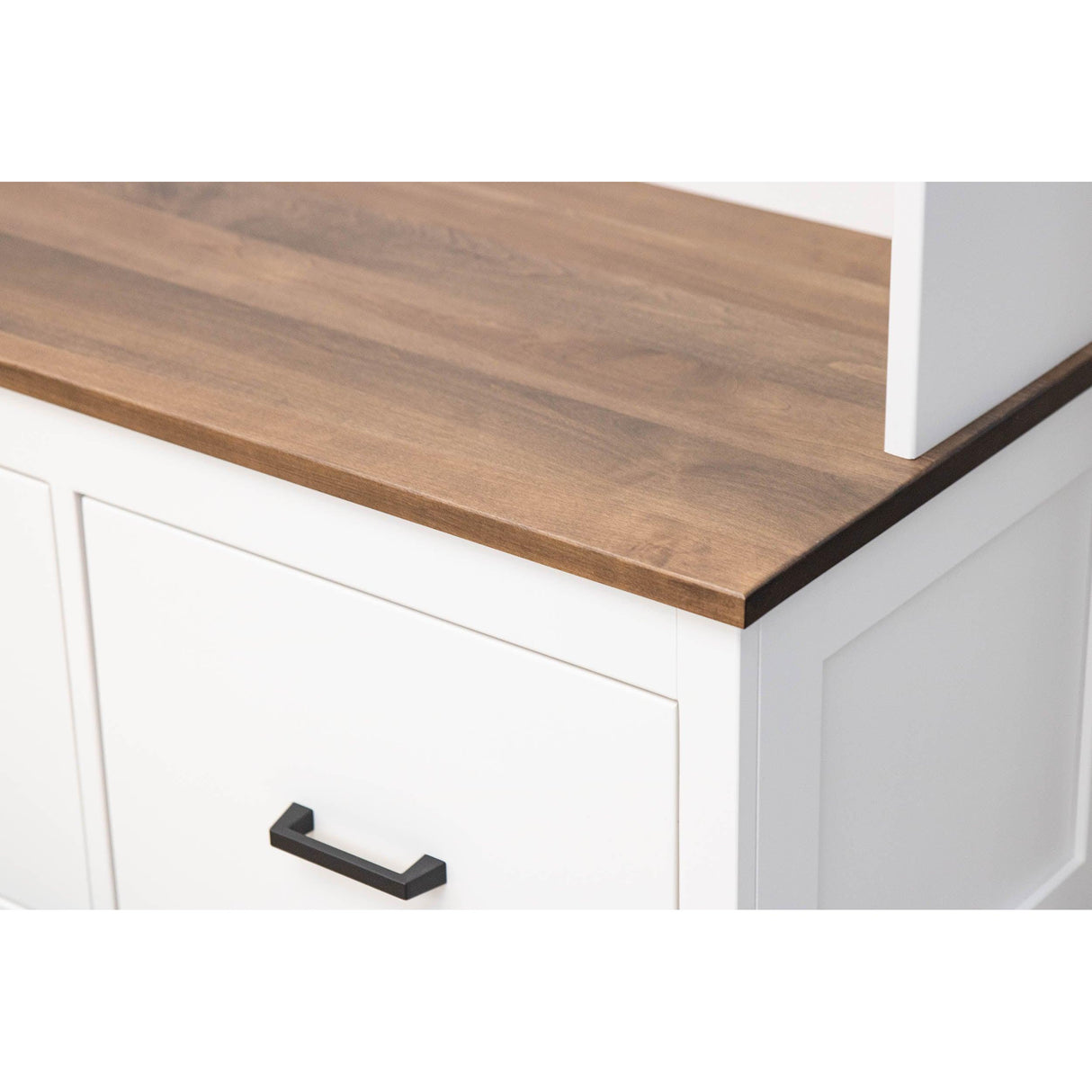 Modern Shaker White Solid Wood Hall Tree Bench | M-DW&CO