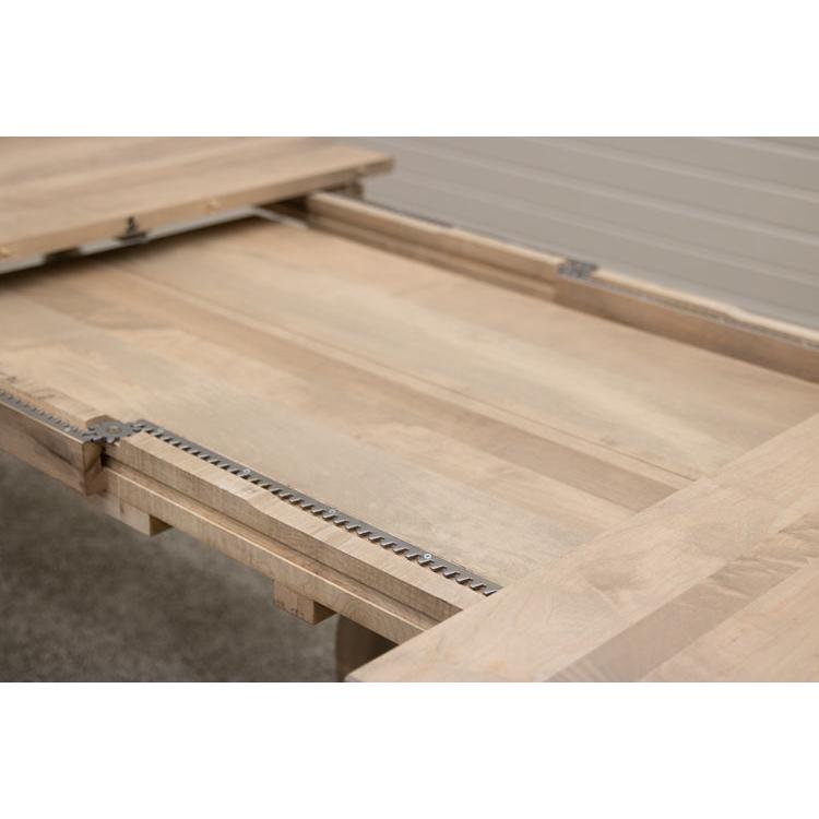 Modern Farm Leg Walnut Wood Extending Dining Table | NAT