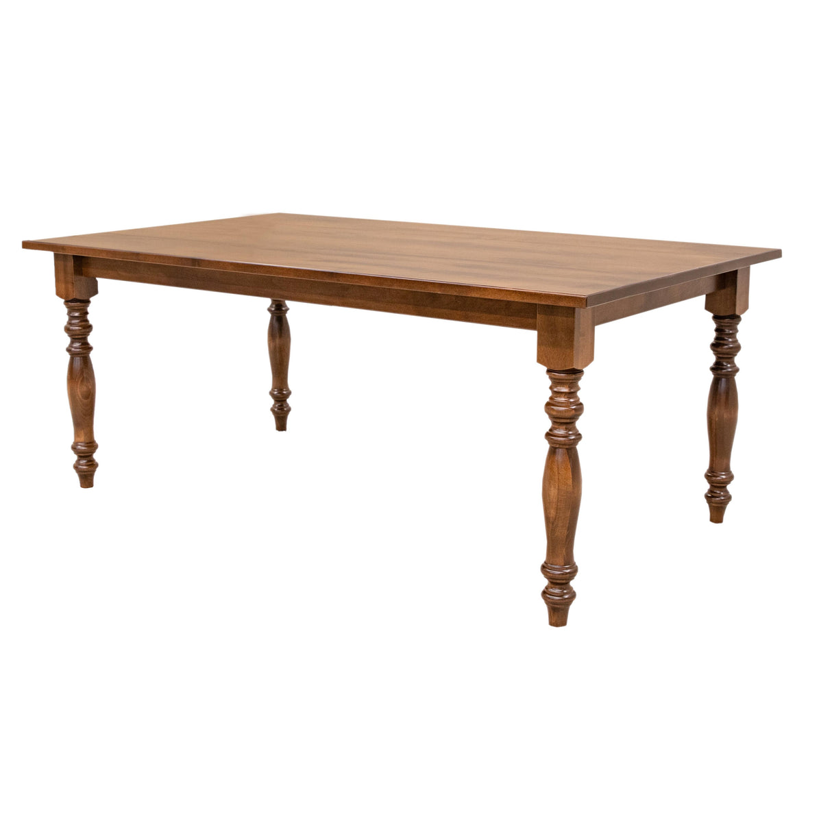 Modern Farm Leg Maple Wood Extending Dining Table | BOS