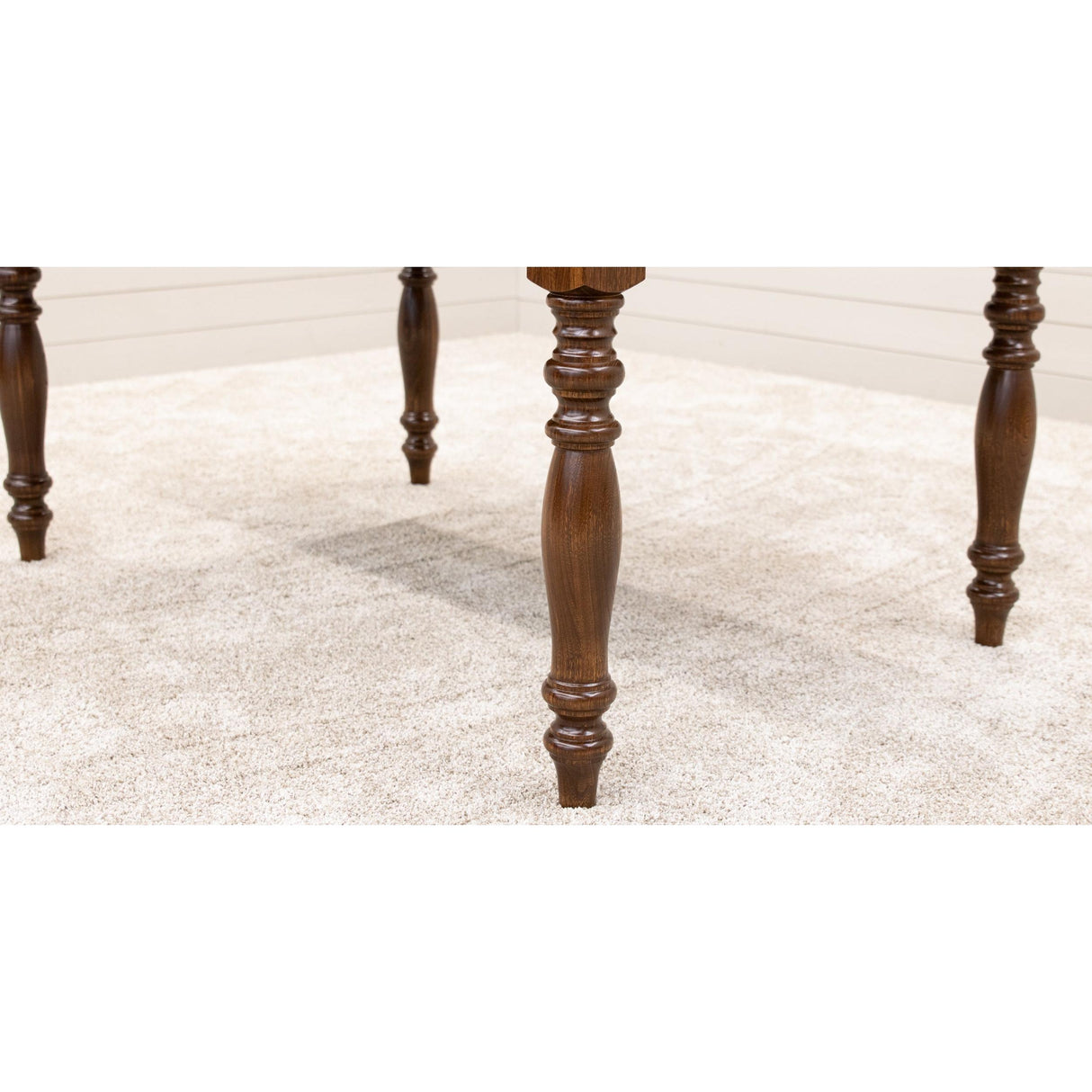 Modern Farm Leg Elm Wood Extending Dining Table | MC