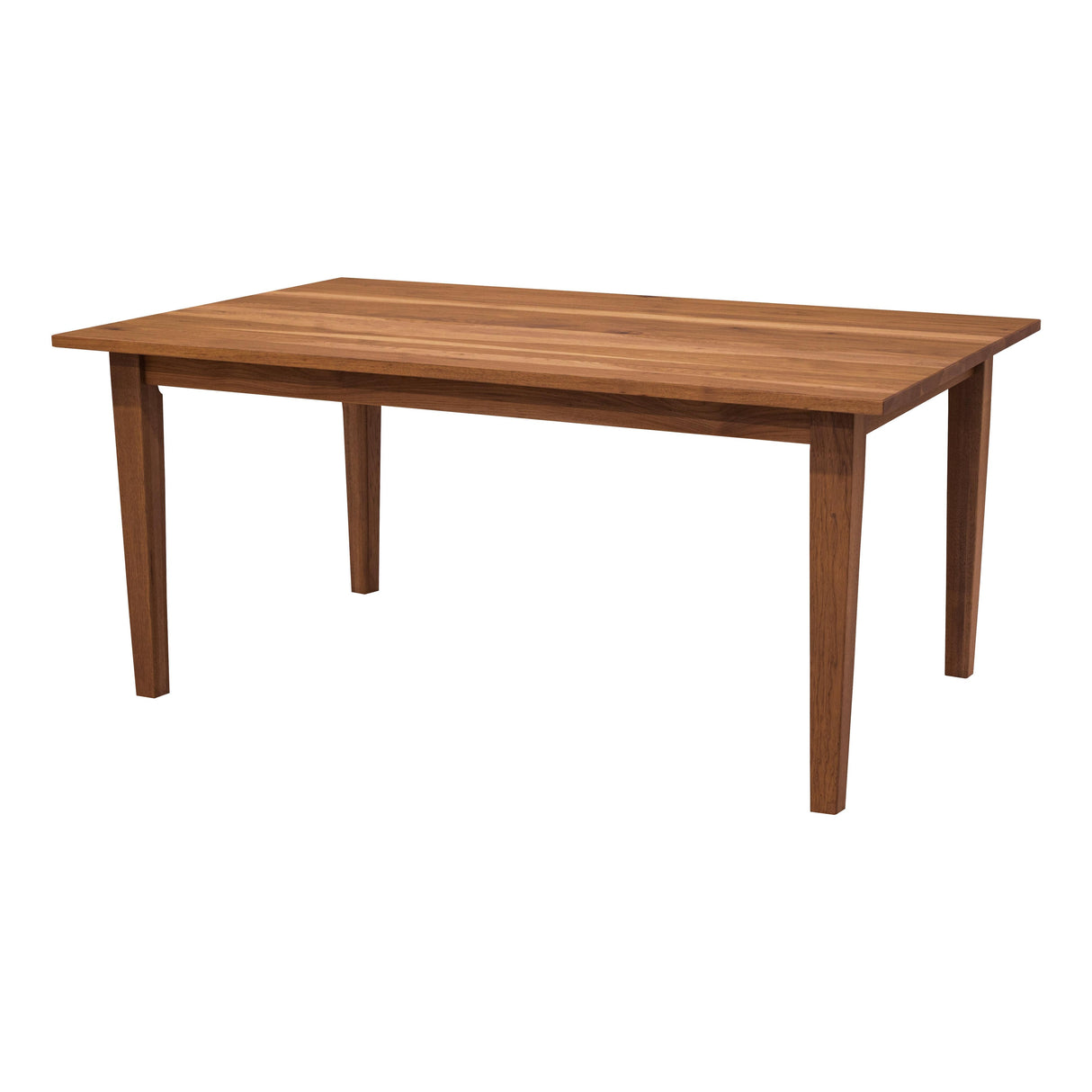 Shaker Mid Century Hickory Wood Dining Table | ASB