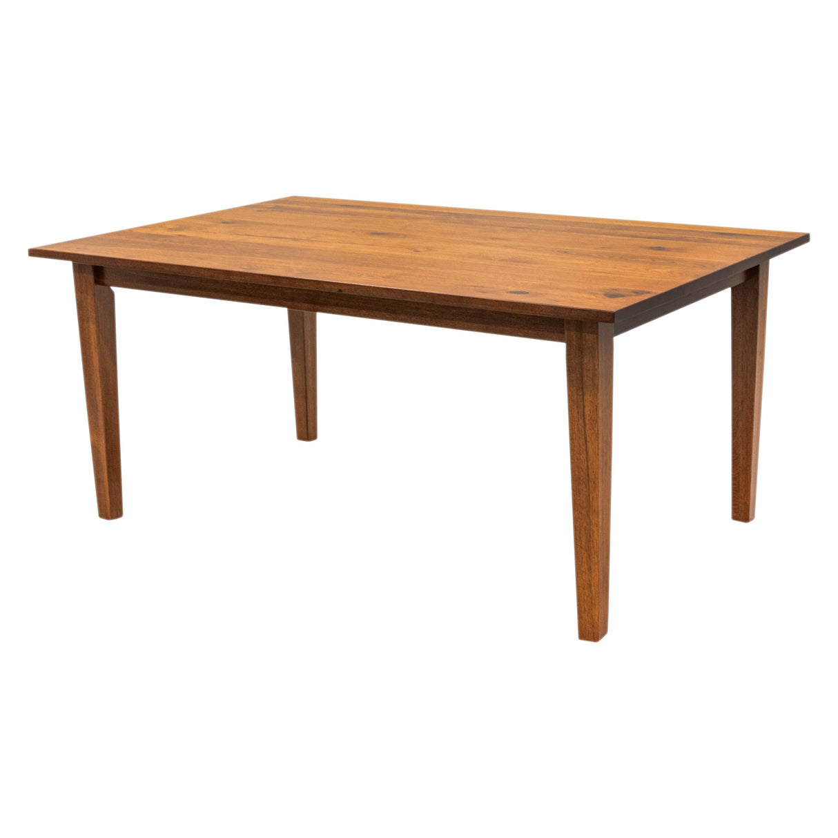 Shaker Mid Century Hickory Wood Dining Table | MC
