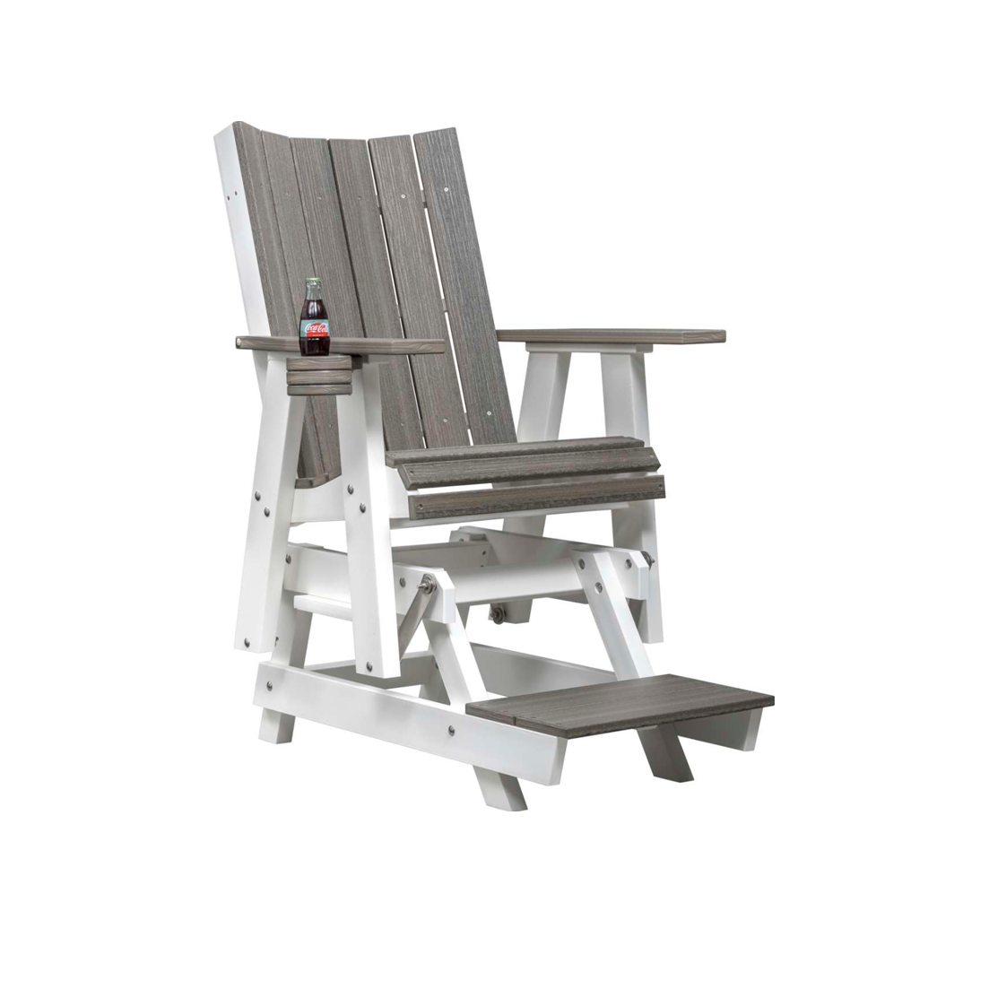 Modura Outdoor Amish Poly Balcony Glider Chair - P-Upstate Amish Furniture