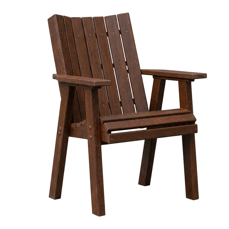 Modura Poly Amish Outdoor Dining Chair - Antique Mahogany
