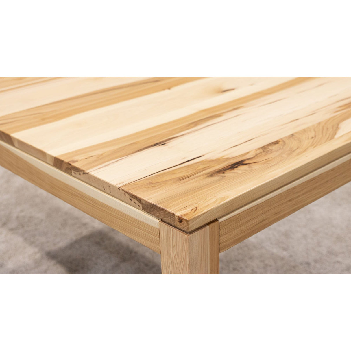 Monroe Mid-Century Hickory Wood Dining Table | NAT