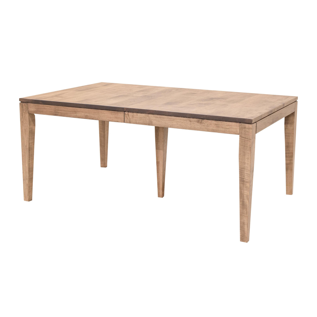 Monroe Mid-Century Modern Maple Wood Dining Table Set for 6