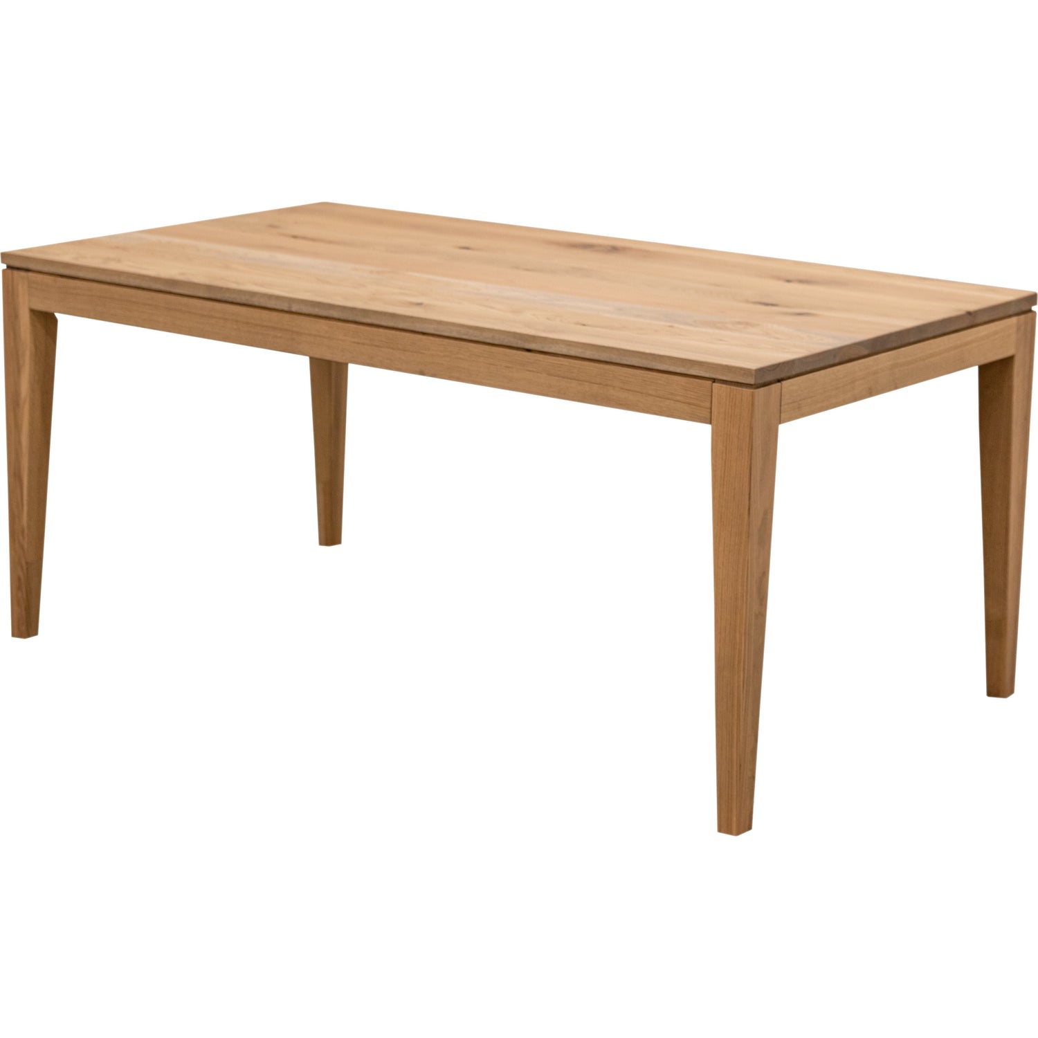 Monroe Mid-Century White Oak Wood Dining Table | DS