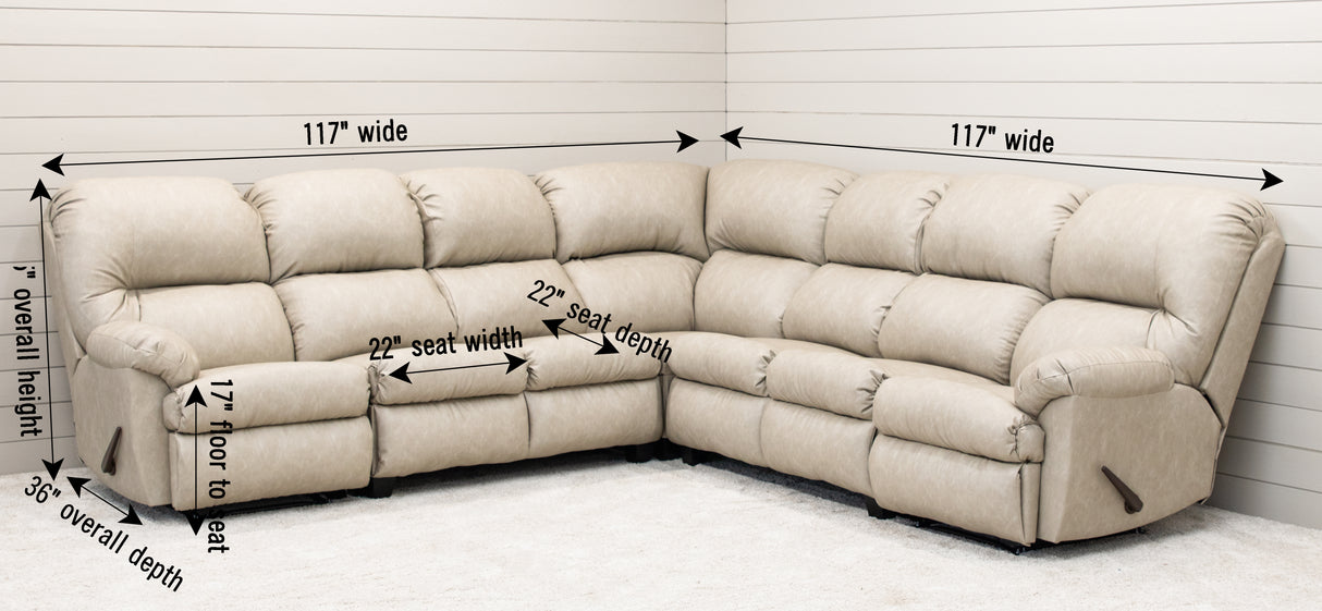 Montana Custom Reclining Sectional