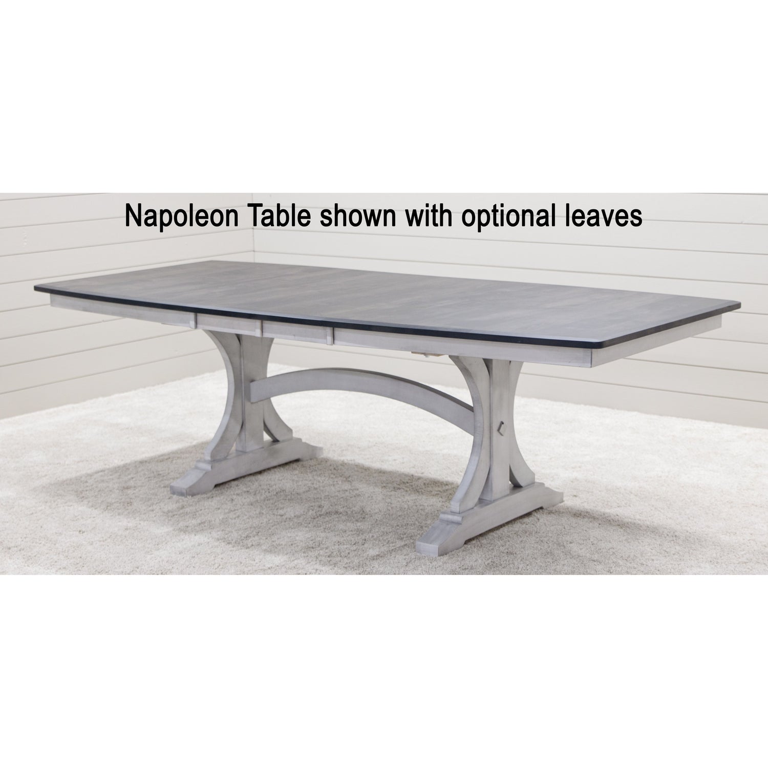Napoleon Black & Wood Extending Dining Table | M-EB&E-MC