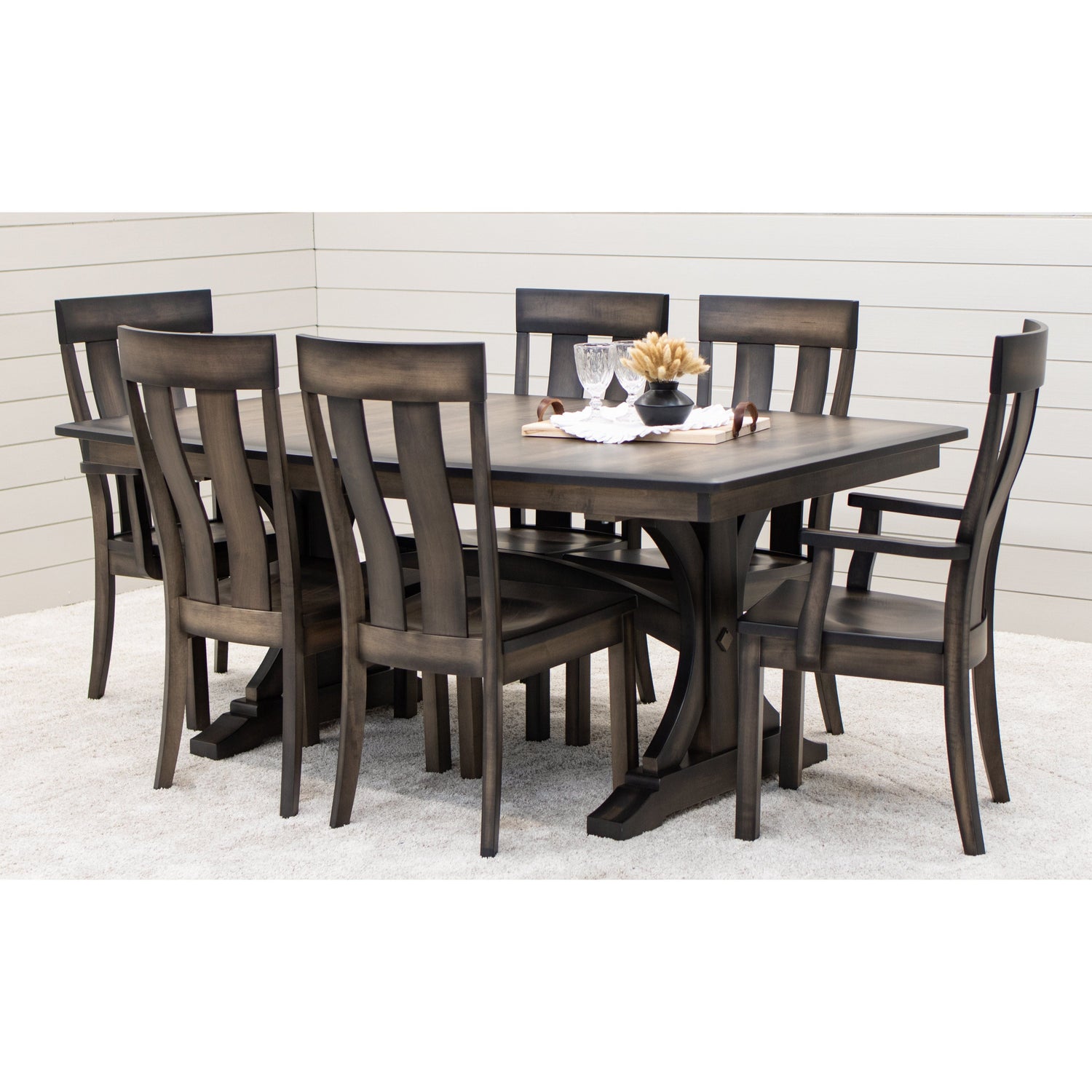 Hampton Maple Wood Arm Dining Chair | SP-Burn